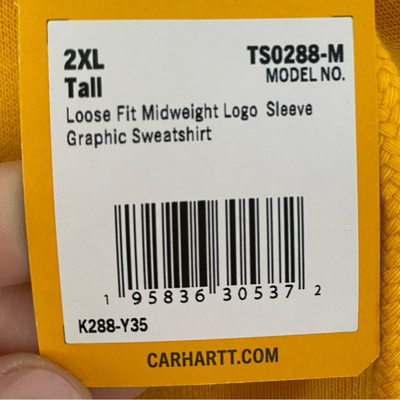 Carhartt Loose Fit Midweight Logo Sleeve
Graphic Sweatshirt - Picture 2 of 2